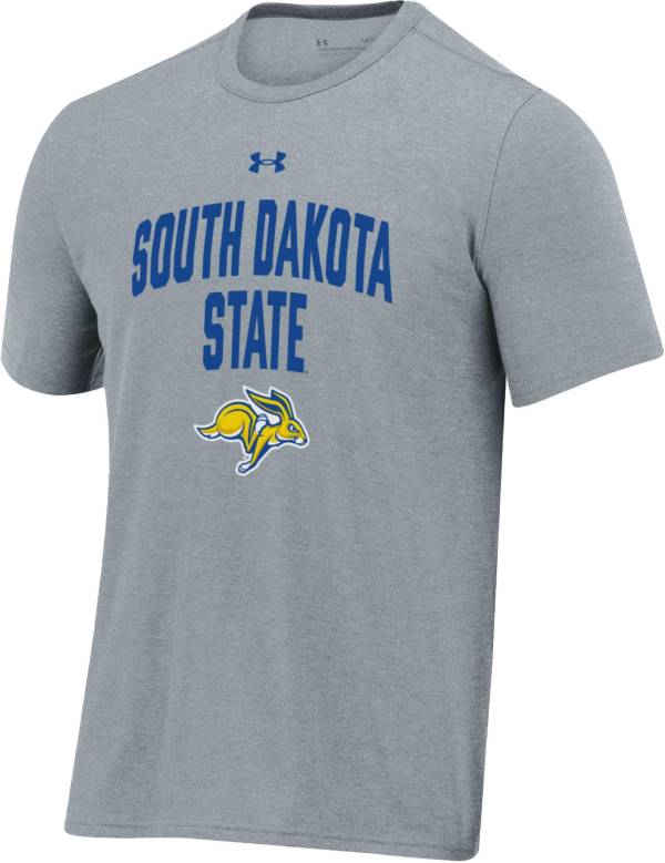 Under Armour Women's South Dakota State Jackrabbits Steel Heather All Day T-Shirt product image