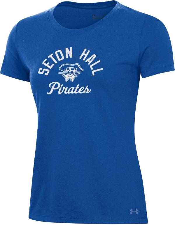 Under Armour Women's Seton Hall Seton Hall Pirates Blue Performance Cotton T-Shirt product image
