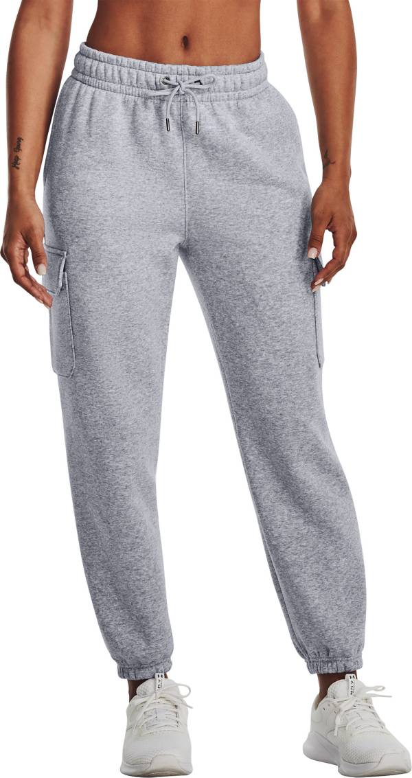 under armour women's playback essential fleece cargo pants