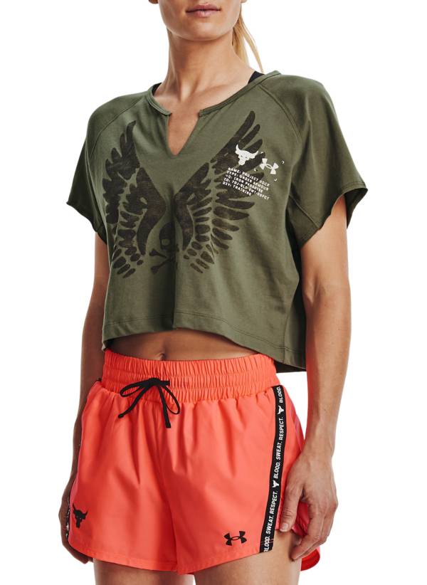 Under Armour Women's Pit Rock Wings Crop