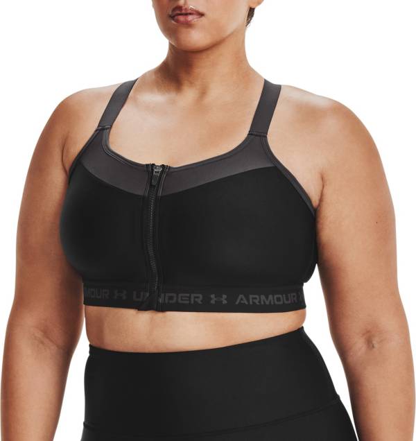 Under Armour Women's High Crossback Zip Sports Bra