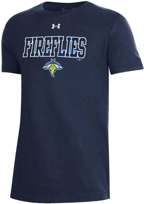 Under Armour Youth Columbia Fireflies Navy Performance T-Shirt