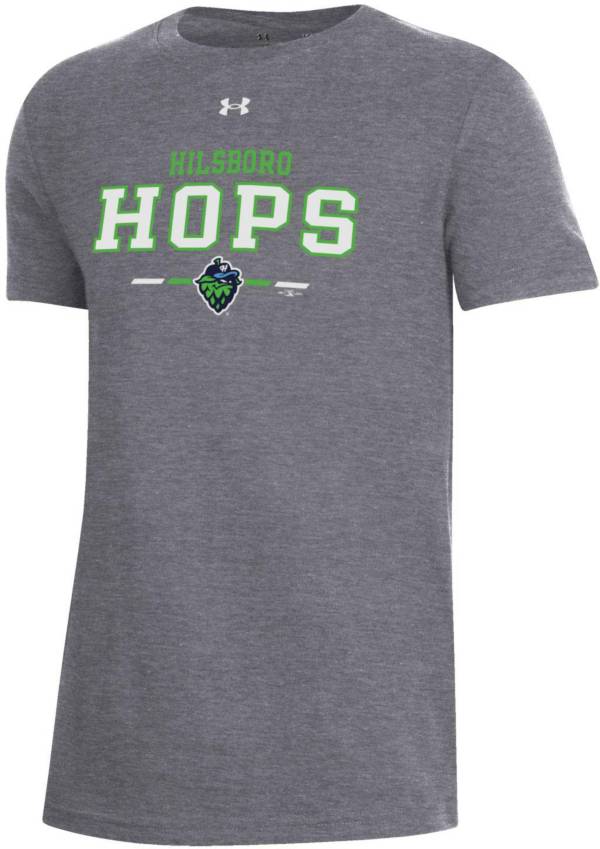 Under Armour Youth Hillsboro Hops Carbon Performance T-Shirt