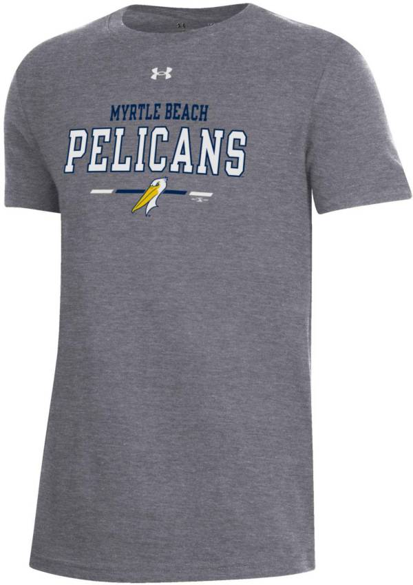 Under Armour Youth Myrtle Beach Pelicans Carbon Performance T-Shirt product image