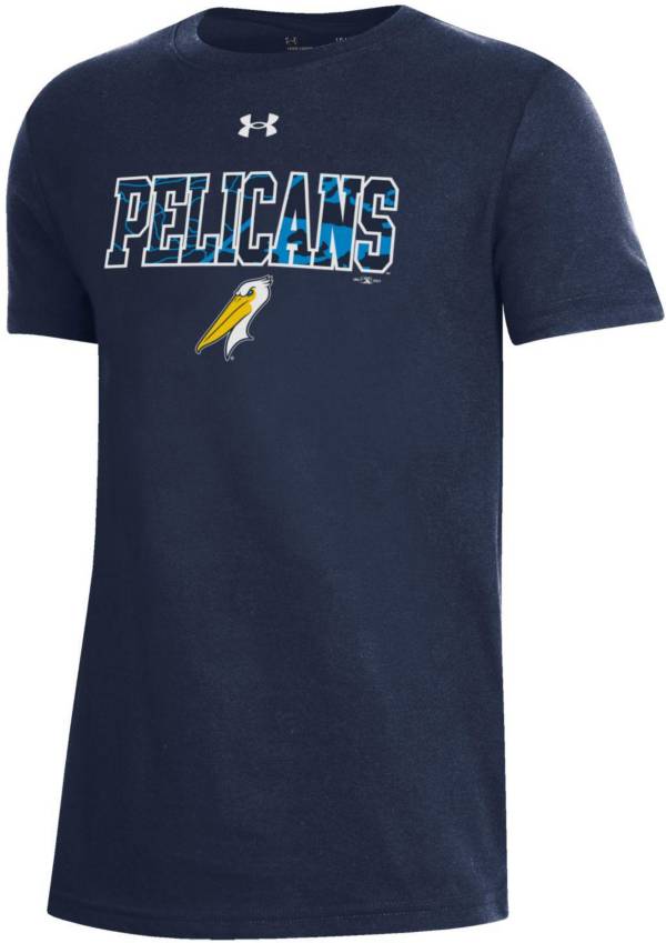 Under Armour Youth Myrtle Beach Pelicans Navy Performance T-Shirt