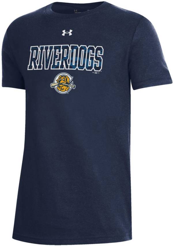 Under Armour Youth Charleston River Dogs Navy Performance T-Shirt