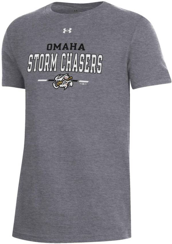 Under Armour Youth Omaha Storm Chasers Carbon Performance T-Shirt