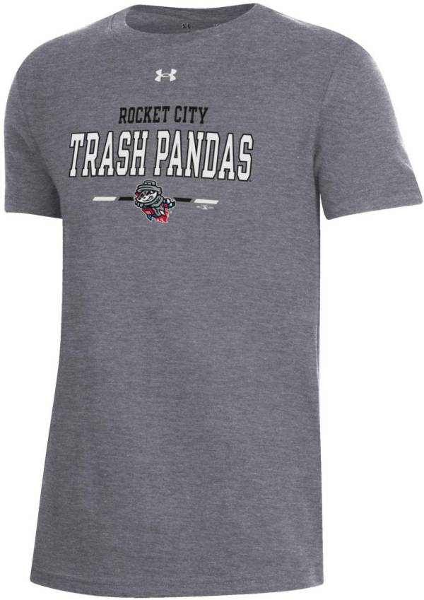 Under Armour Youth Rocket City Trash Pandas Carbon Performance T-Shirt