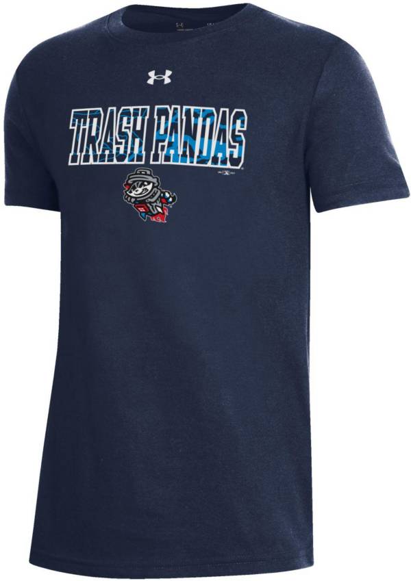 Under Armour Youth Rocket City Trash Pandas Navy Performance T-Shirt