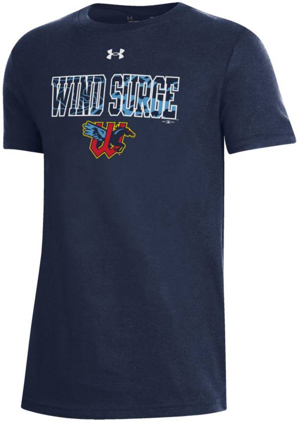 Under Armour Youth Wichita Wind Surge Navy Performance T-Shirt