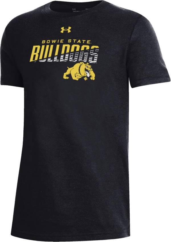 Under Armour Youth Bowie State Bulldogs Black Performance Cotton T-Shirt