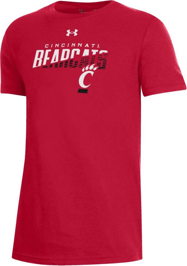 Under Armour Youth Cincinnati Bearcats Red Performance Cotton T-Shirt