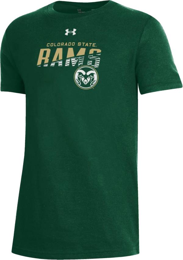 Under Armour Youth Colorado State Rams Green Performance Cotton T-Shirt