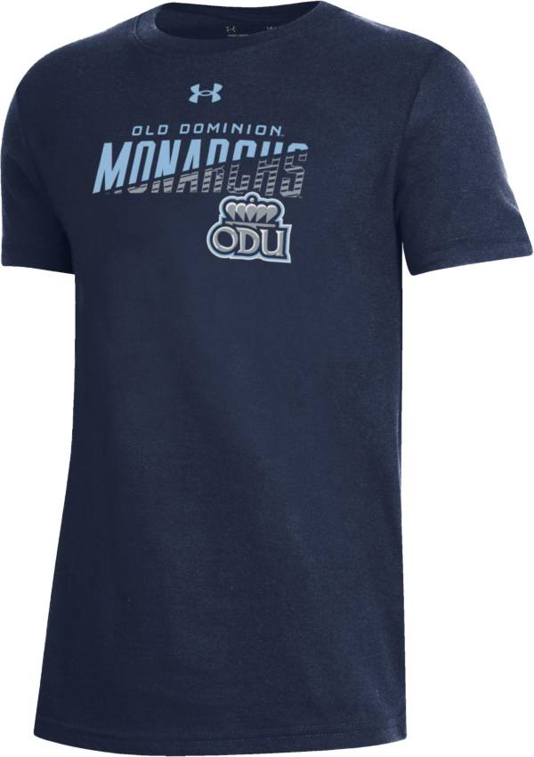 Under Armour Youth Old Dominion Monarchs Blue Performance Cotton T-Shirt