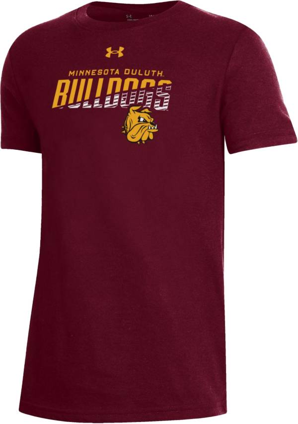 Under Armour Youth Minnesota-Duluth Bulldogs Maroon Performance Cotton T-Shirt