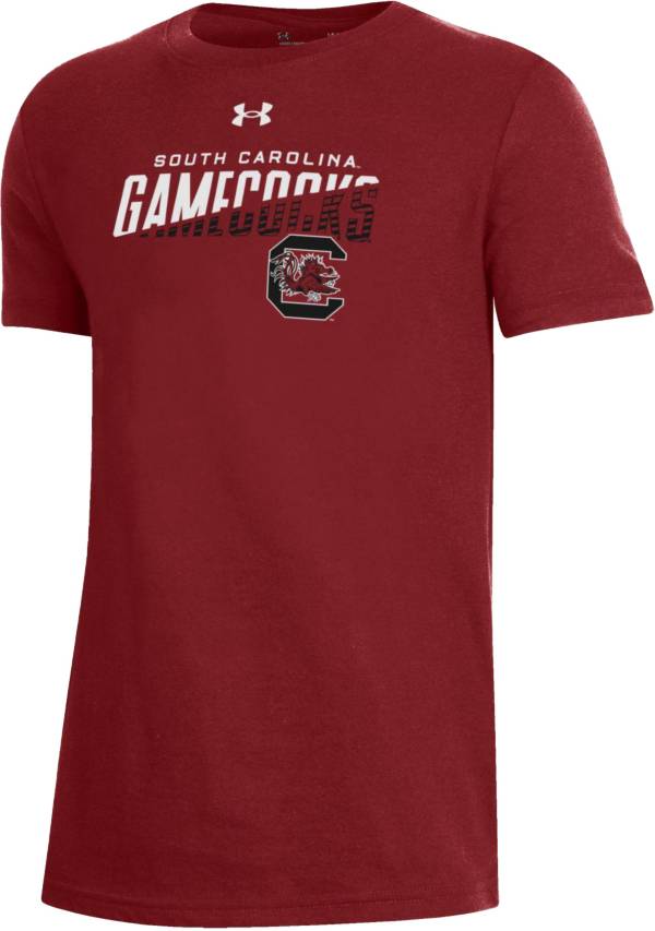 Under Armour Youth South Carolina Gamecocks Garnet Performance Cotton T-Shirt