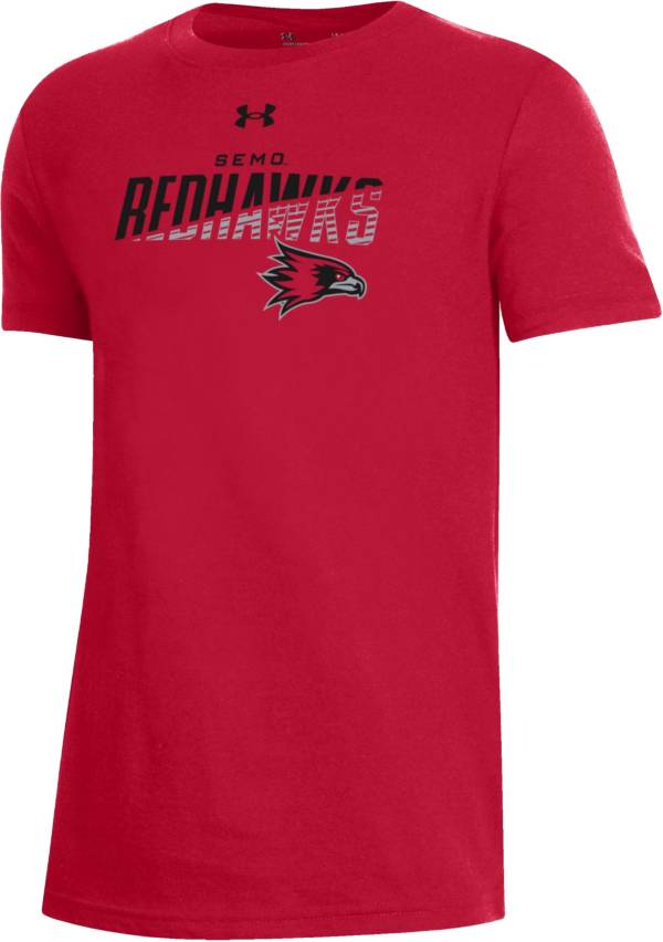 Under Armour Youth Southeast Missouri State Redhawks Red Performance Cotton T-Shirt