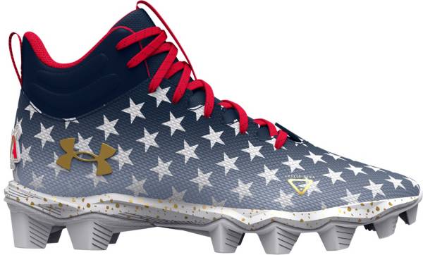 Under Armour Kids' Spotlight Franchise USA Football Cleats