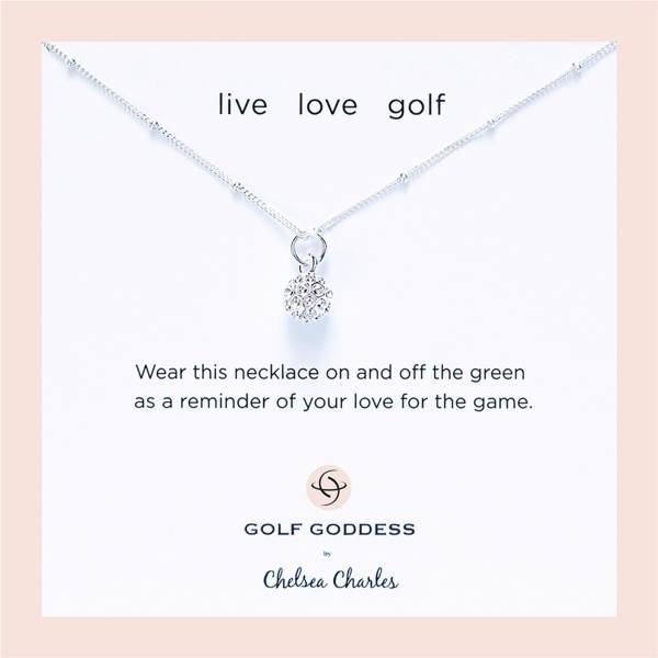 Chelsea Charles Girls Golf Ball Charm Necklace