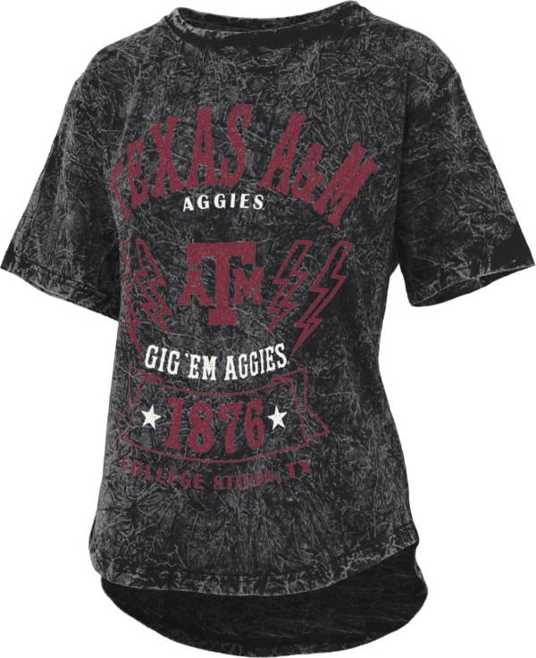 Pressbox Women's Texas A&M Aggies Black Acidwash T-Shirt | Dick's ...