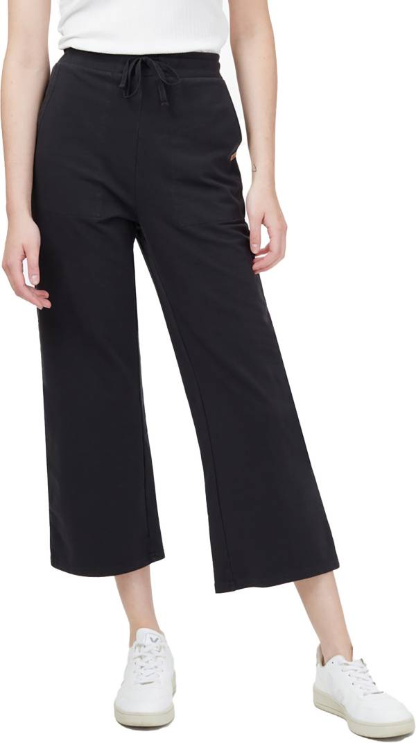 tentree Women's French Terry Cropped Wide Leg Sweatpants