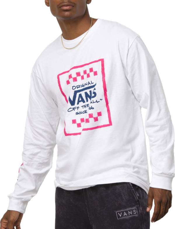Vans Men's Sketchy Past Long Sleeve Graphic T-Shirt