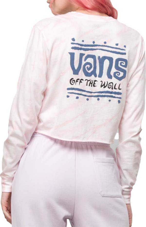 Vans Women's Measured Long Sleeve Cropped Graphic T-Shirt