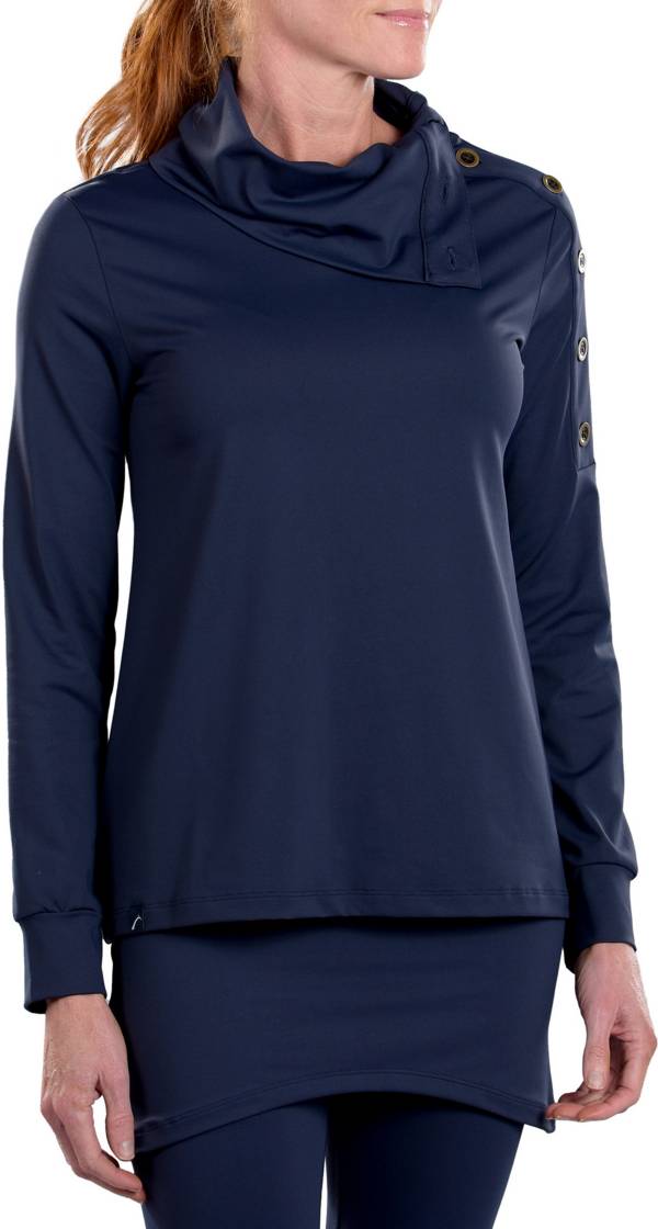 SwingDish Women's Hazel Crew Golf Pullover