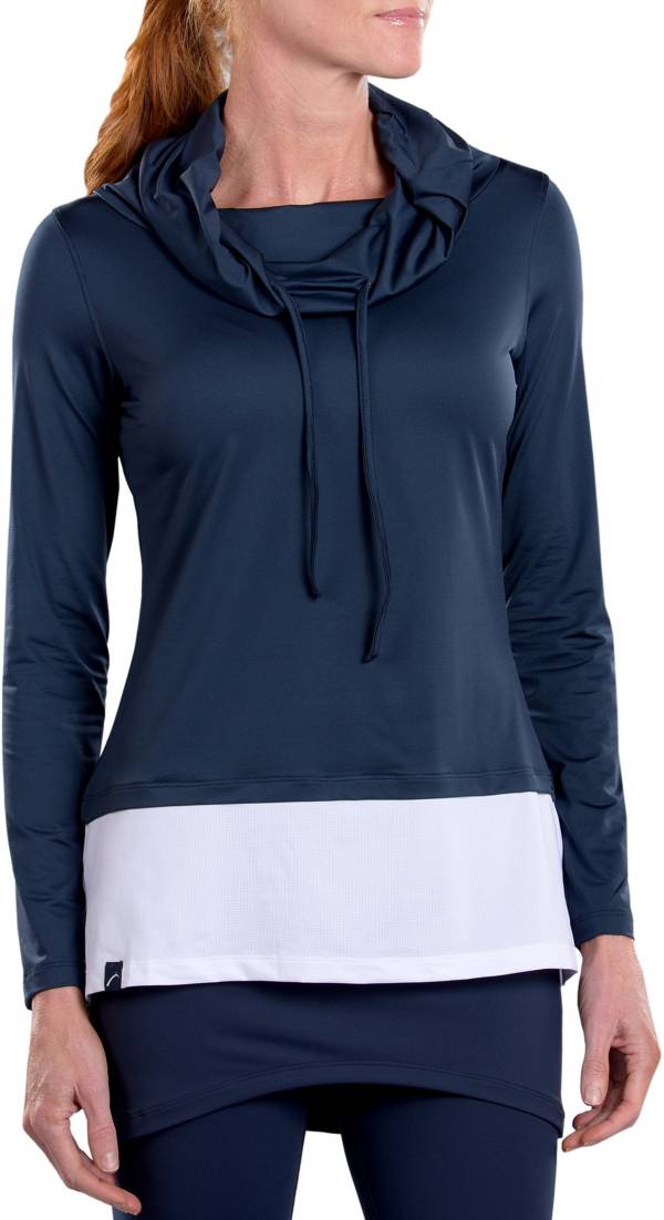 SwingDish Women's Piper Crew Golf Pullover