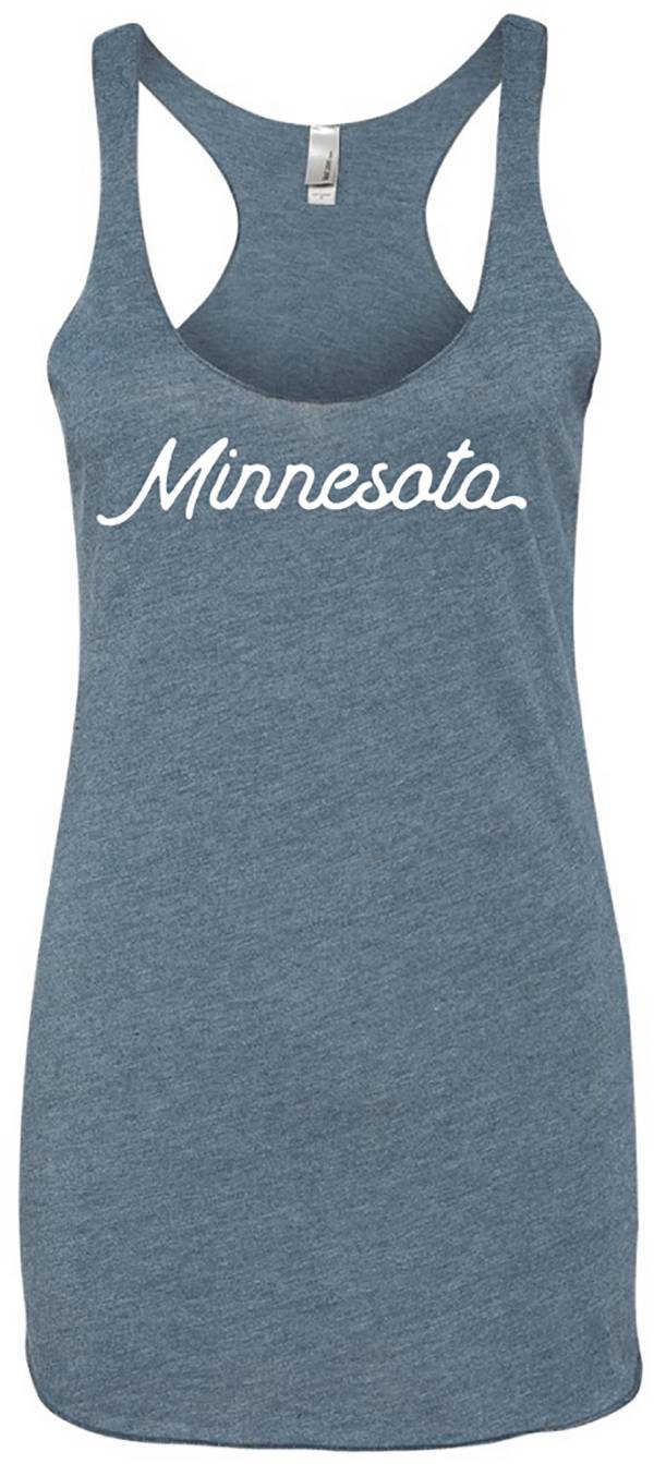 Up North Women's Blue MN Tank Top product image