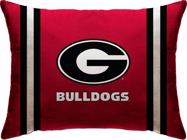 Pegasus Sports Georgia Bulldogs Logo Bed Pillow