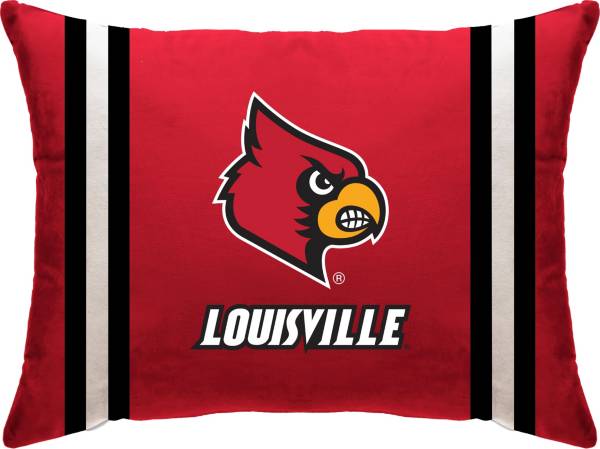Pegasus Sports Louisville Cardinals Logo Bed Pillow