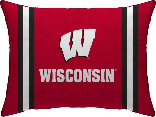 Pegasus Sports Wisconsin Badgers Logo Bed Pillow product image