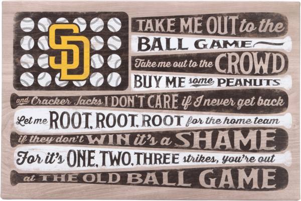 Open Road San Diego Padres Ball Game Canvas product image