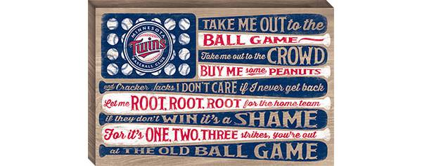 Open Road Minnesota Twins Ball Game Canvas product image