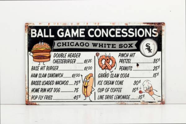 Open Road Chicago White Sox Concessions Sign