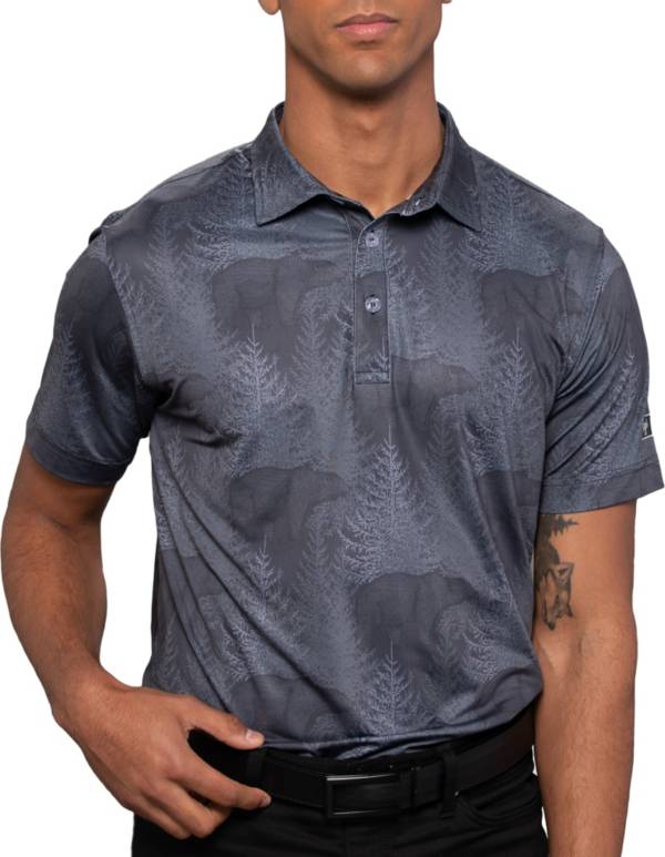 Waggle Men's Grizzly Golf Polo