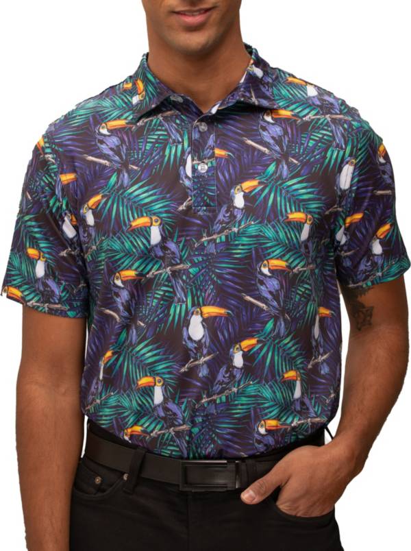 Waggle Men's Tap Toucan Golf Polo