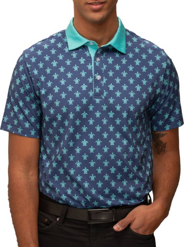 Waggle Men's Turtle Back Golf Polo