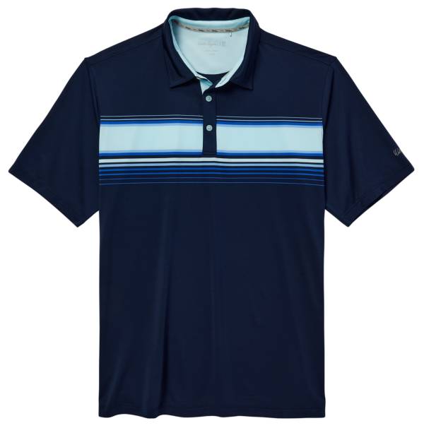 Walter Hagen Men's Perfect 11 Chest Stripe Yarn Dye Golf Polo product image
