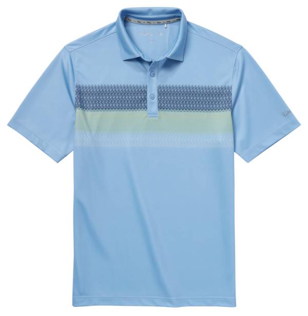 Walter Hagen Men's P11 Clubs Chest Stripe Golf Polo product image