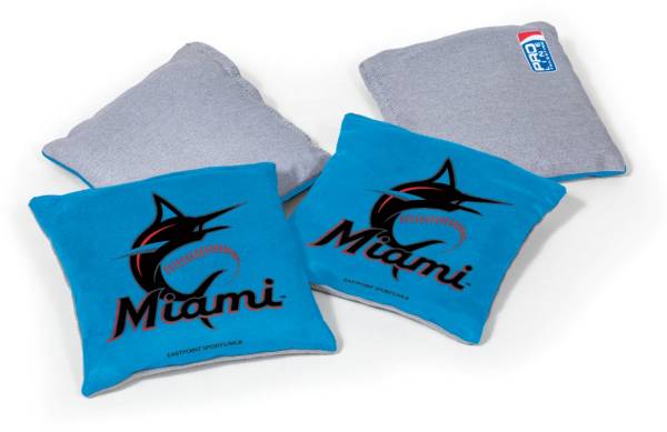 Wild Sales Men's Miami Marlins Cornhole Bean Bags product image