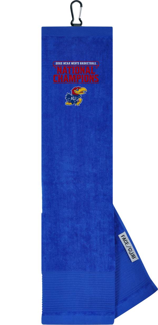 Team Effort Kansas Jayhawks 2022 NCAA Men's Basketball Champions Embroidered Towel