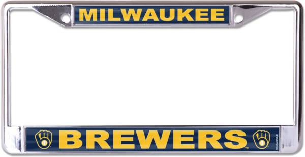 WinCraft Milwaukee Brewers License Plate Frame