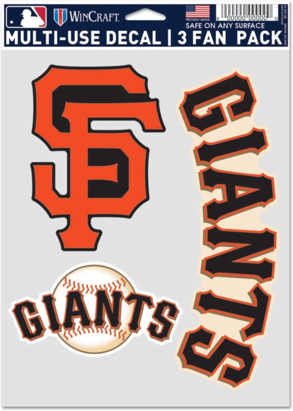 WinCraft San Francisco Giants 3-Pack Decal