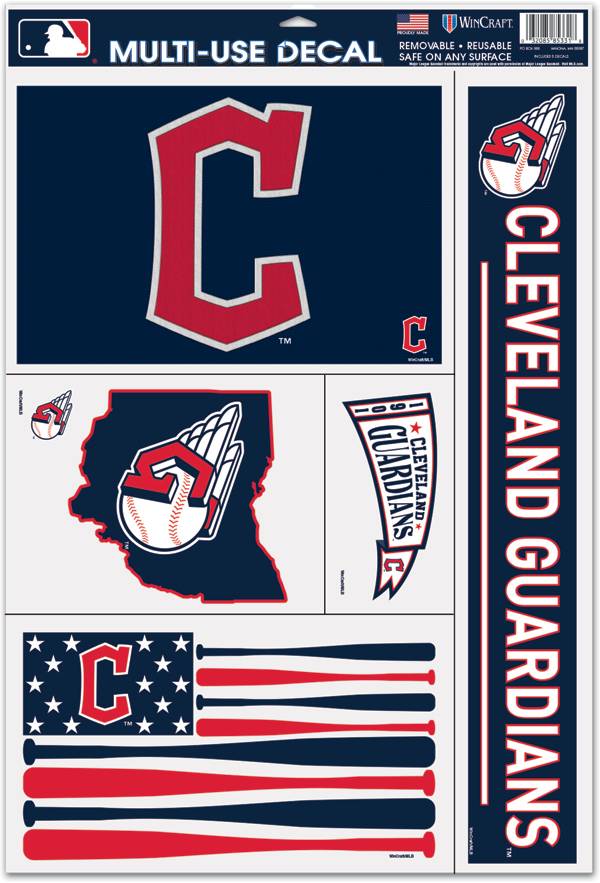 WinCraft Cleveland Guardians Decal Sheet