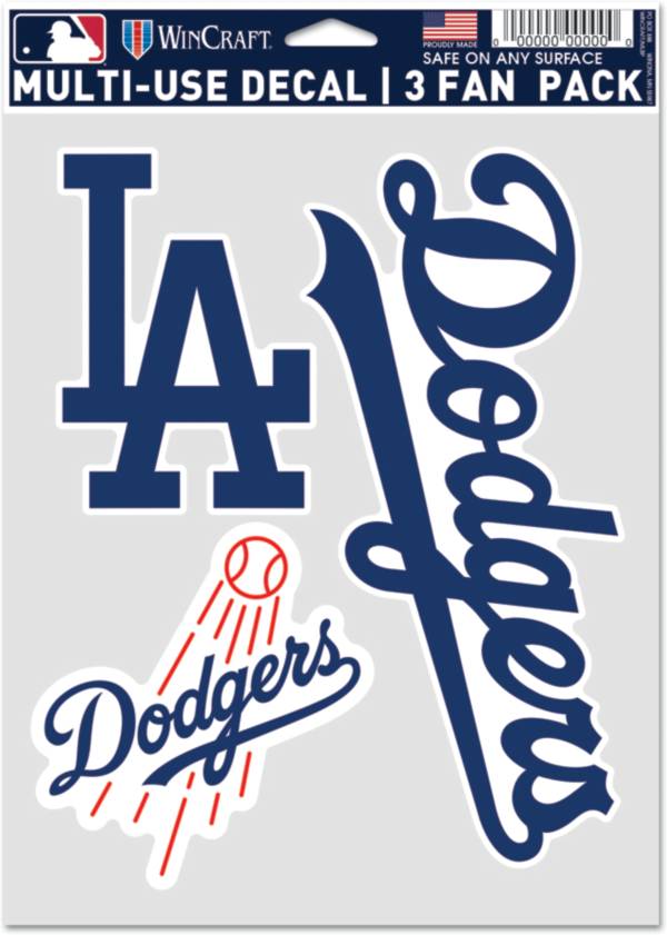 WinCraft Los Angeles Dodgers 3-Pack Decal