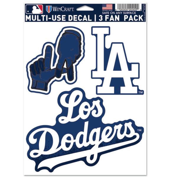 WinCraft Los Angeles Dodgers 2022 City Connect 3-Pack Decal