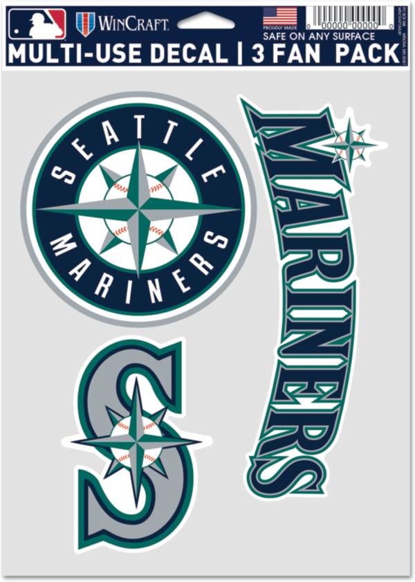 WinCraft Seattle Mariners 3-Pack Decal product image