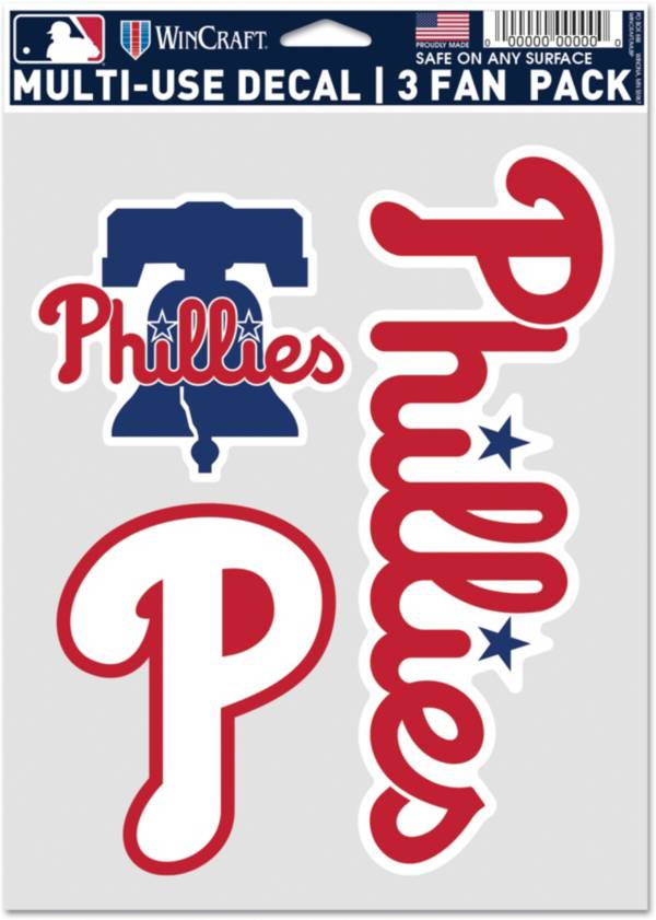 WinCraft Philadelphia Phillies 3-Pack Decal